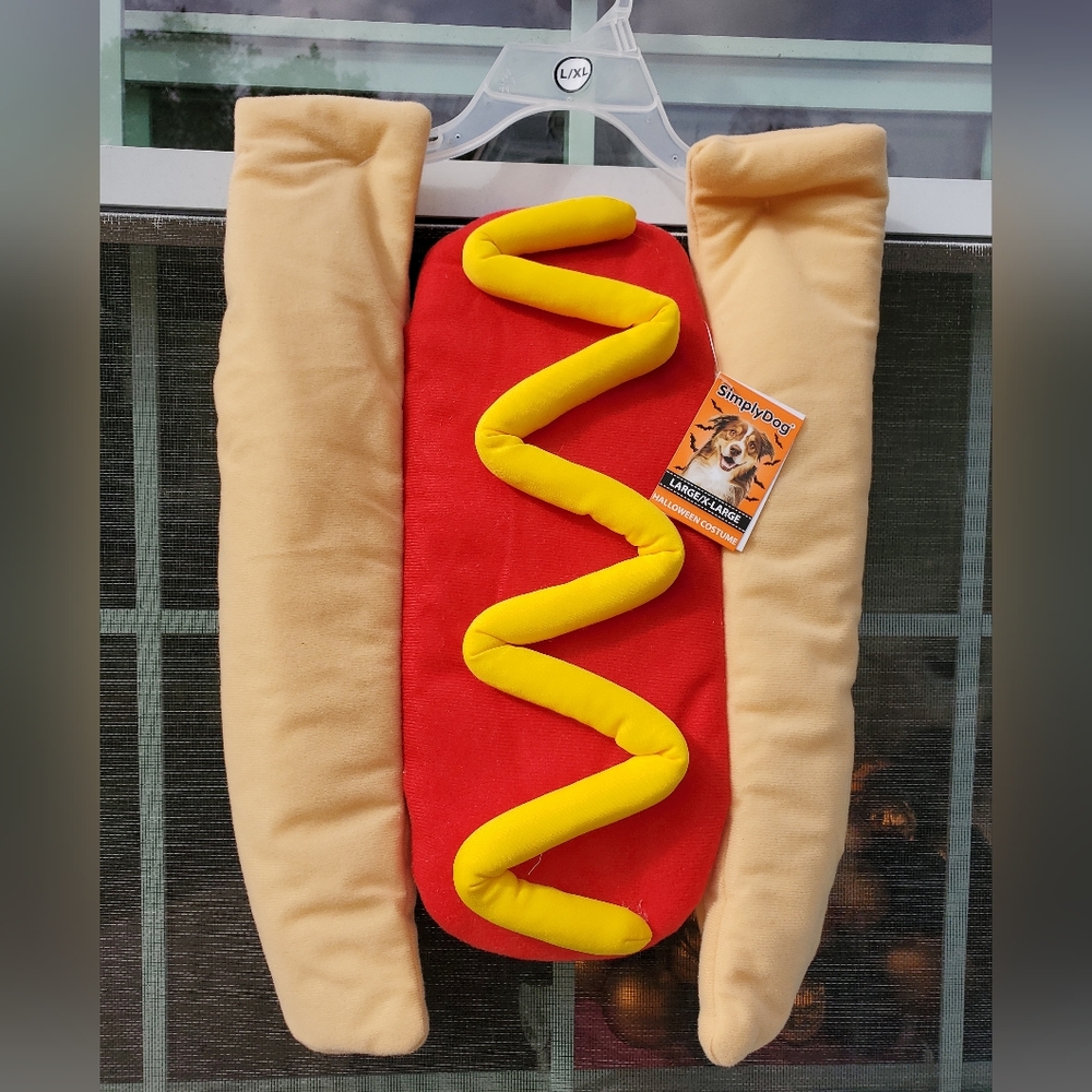 New With Tags Hot Dog Costume for Dogs